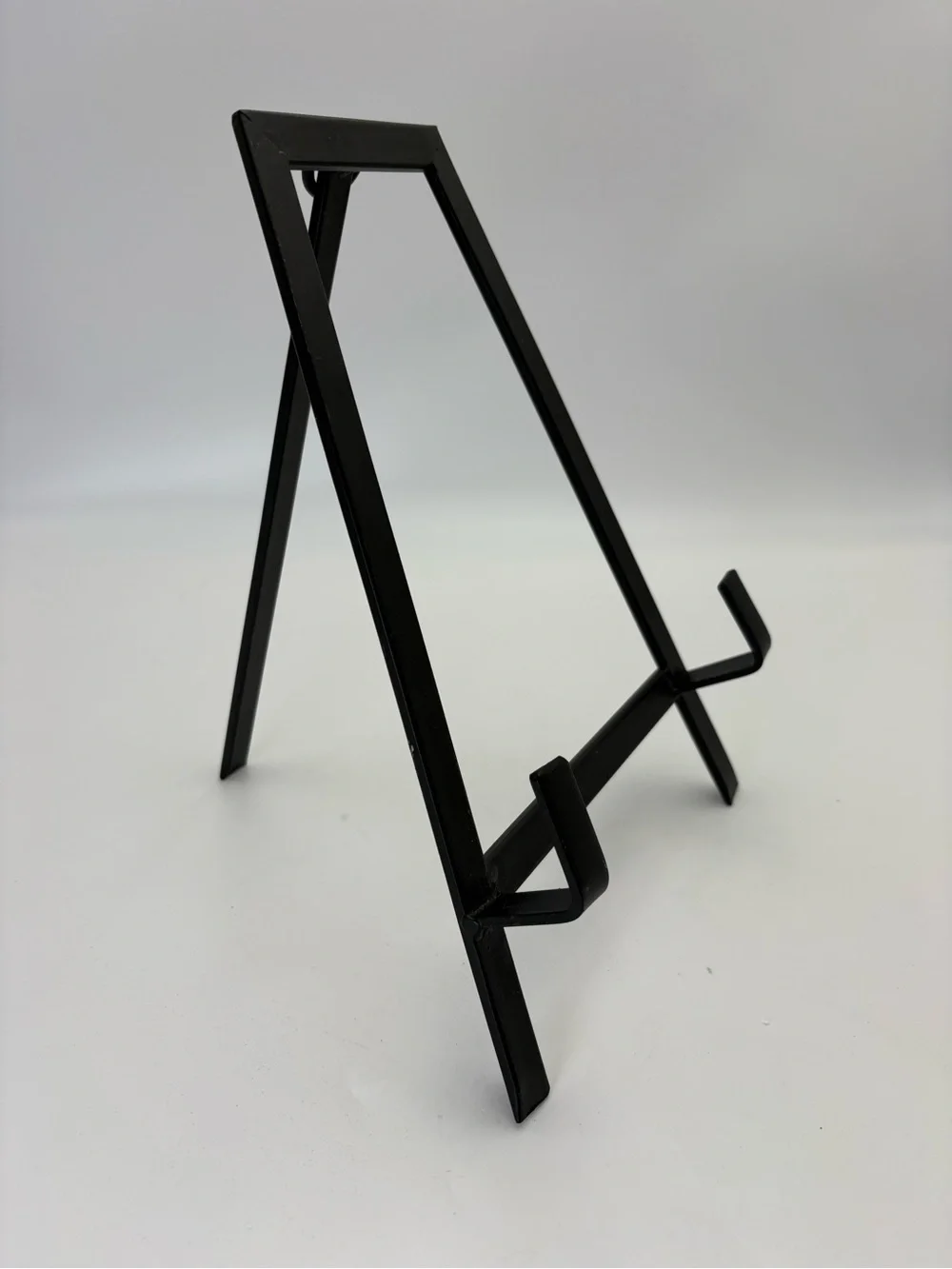 Large Black Metal Display Easel Stand - Heavy Duty